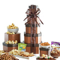 Broadway Basketeers Gourmet Snack Gift Tower - Kosher Gift