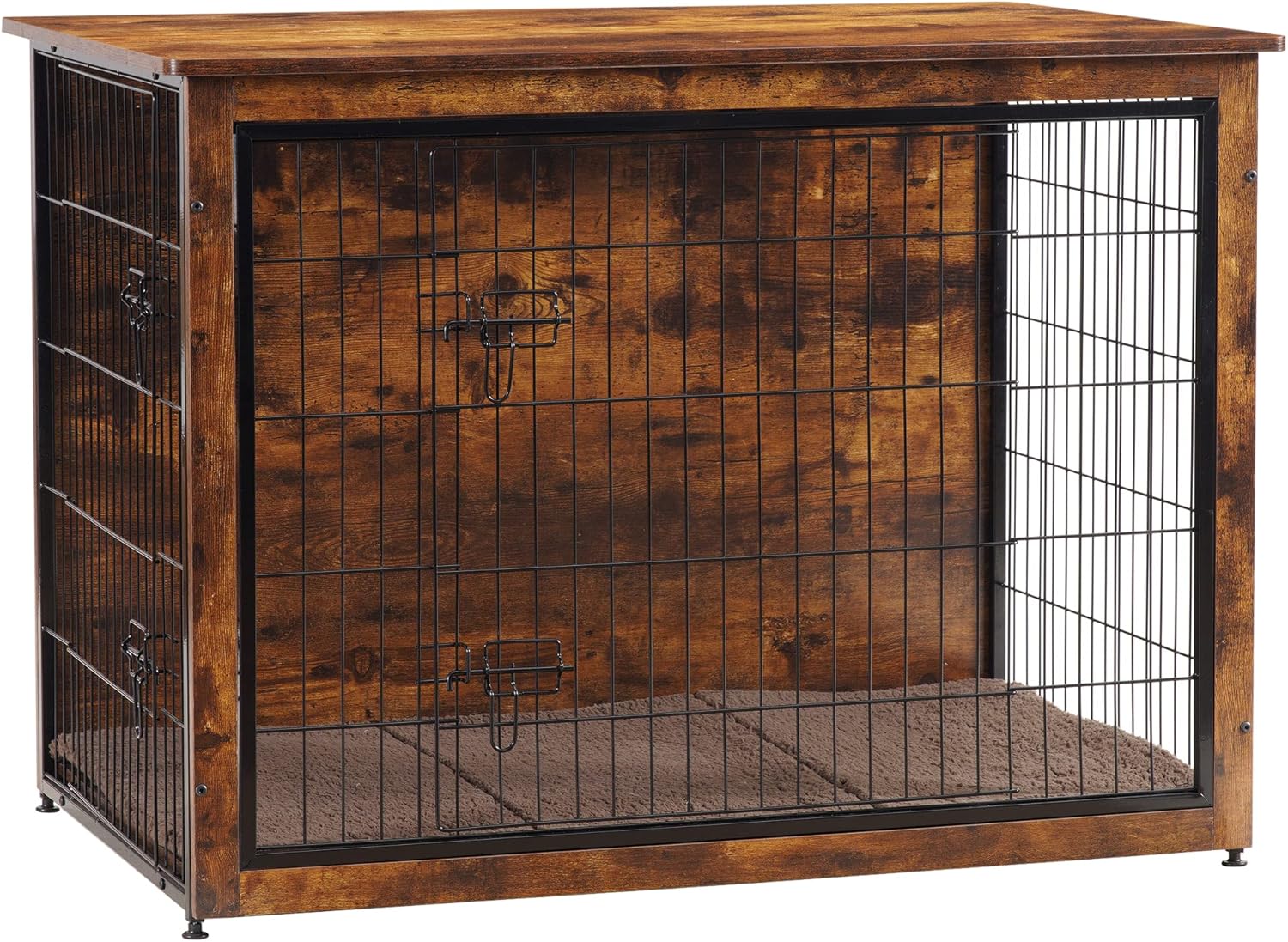 DWANTON Dog Crate Furniture with Cushion for Stylish Homes