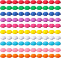 Brain Stress Balls 100 Pack - Colorful Mini PU Squeeze Toys