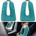 Travel Pillow U Shaped 2 Pack for Car Back Seat - Body & Neck Support