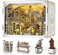 Book Nook Kit DIY Miniature Booknook - Library of Gods