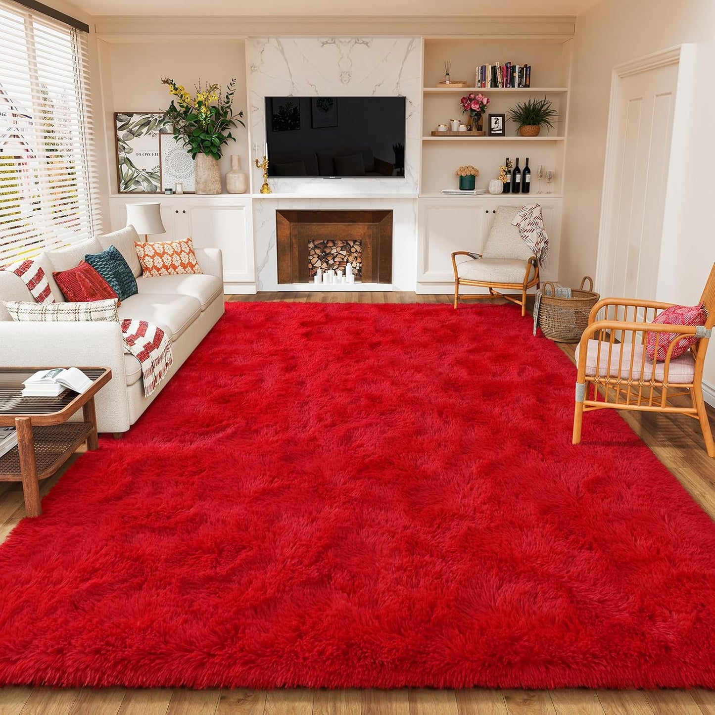 AROGAN 8x10 Feet Soft Large Area Rugs for Bedroom and Kids