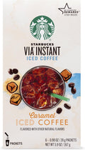 Starbucks VIA Caramel Iced Instant Coffee Packets - Ready Cold Brew