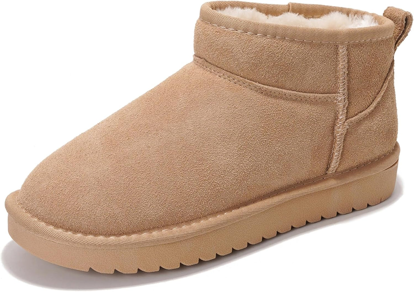 Project Cloud Genuine Suede Ankle Boots for Women - Stylish Comfort