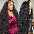 28 Inch Deep Wave Lace Front Wig 13x6 HD Lace - Natural Look