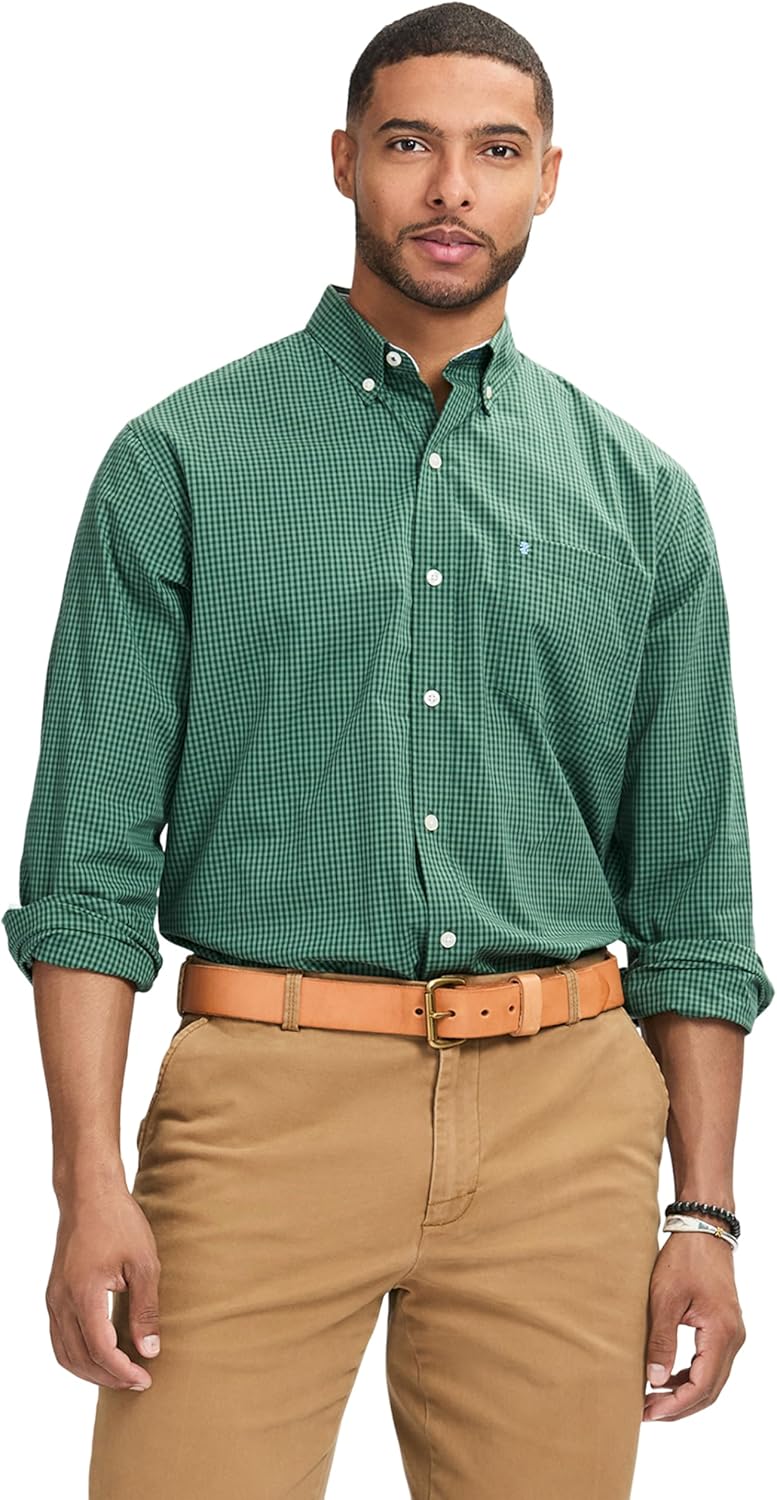 Izod Mens Performance Comfort Long Sleeve Shirt for All Occasions