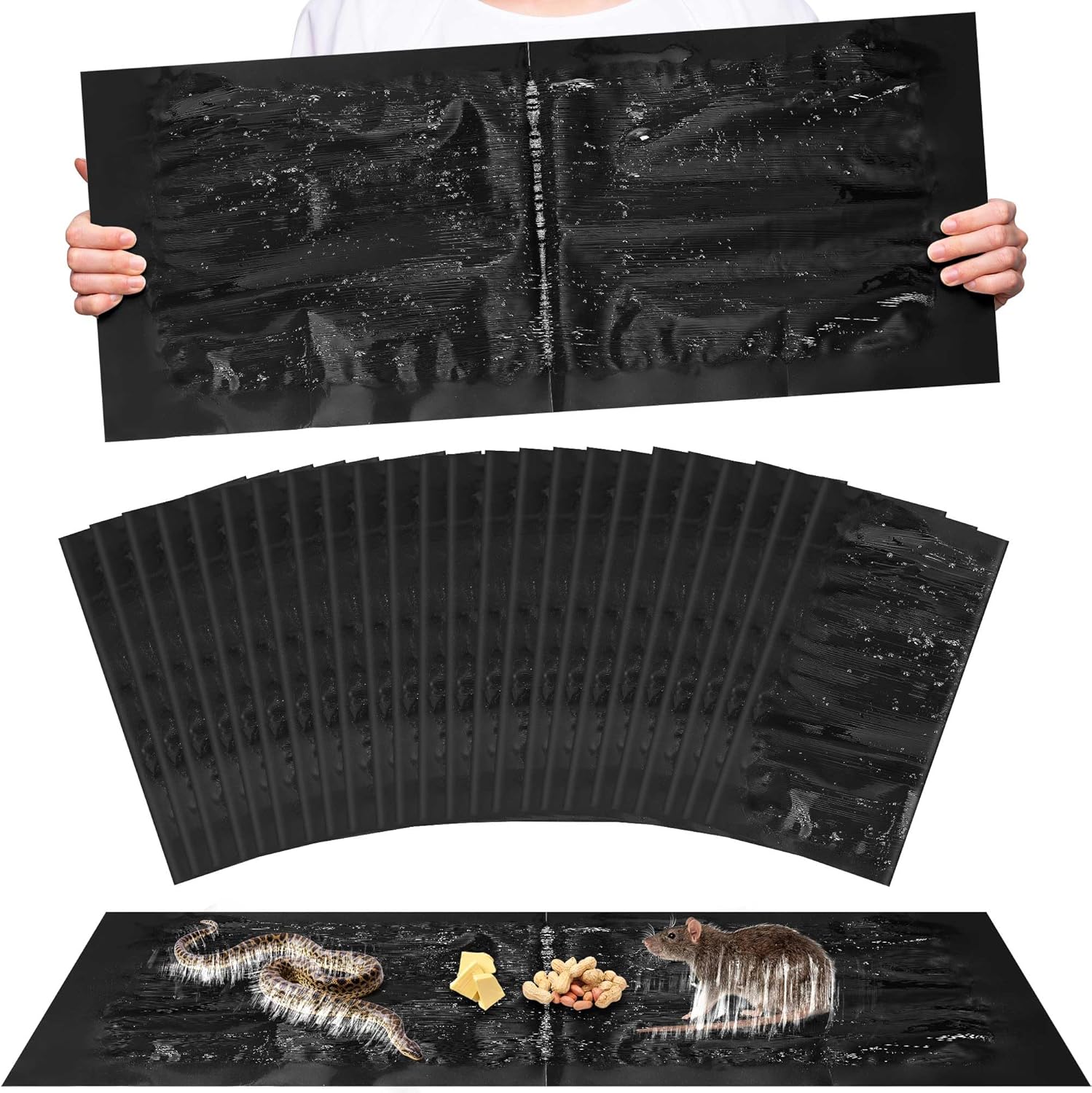 12 Pack Super Sticky Rat Glue Traps - Ezoon