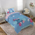 Lilo & Stitch Paradise Dream Twin Bed Set - Soft Reversible Comforter