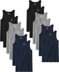 Andrew Scott Mens A Shirt Tanks Cotton Tank Top - Comfortable