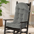 44in Adirondack Chair Cushions with Straps - Tufted Non-Slip Pad