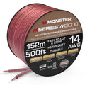 Monster M-Series 14 AWG Speaker Wire 500 ft Spool - Clear Sound