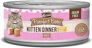 Merrick Purrfect Bistro Grain Free Kitten Recipe Canned Food
