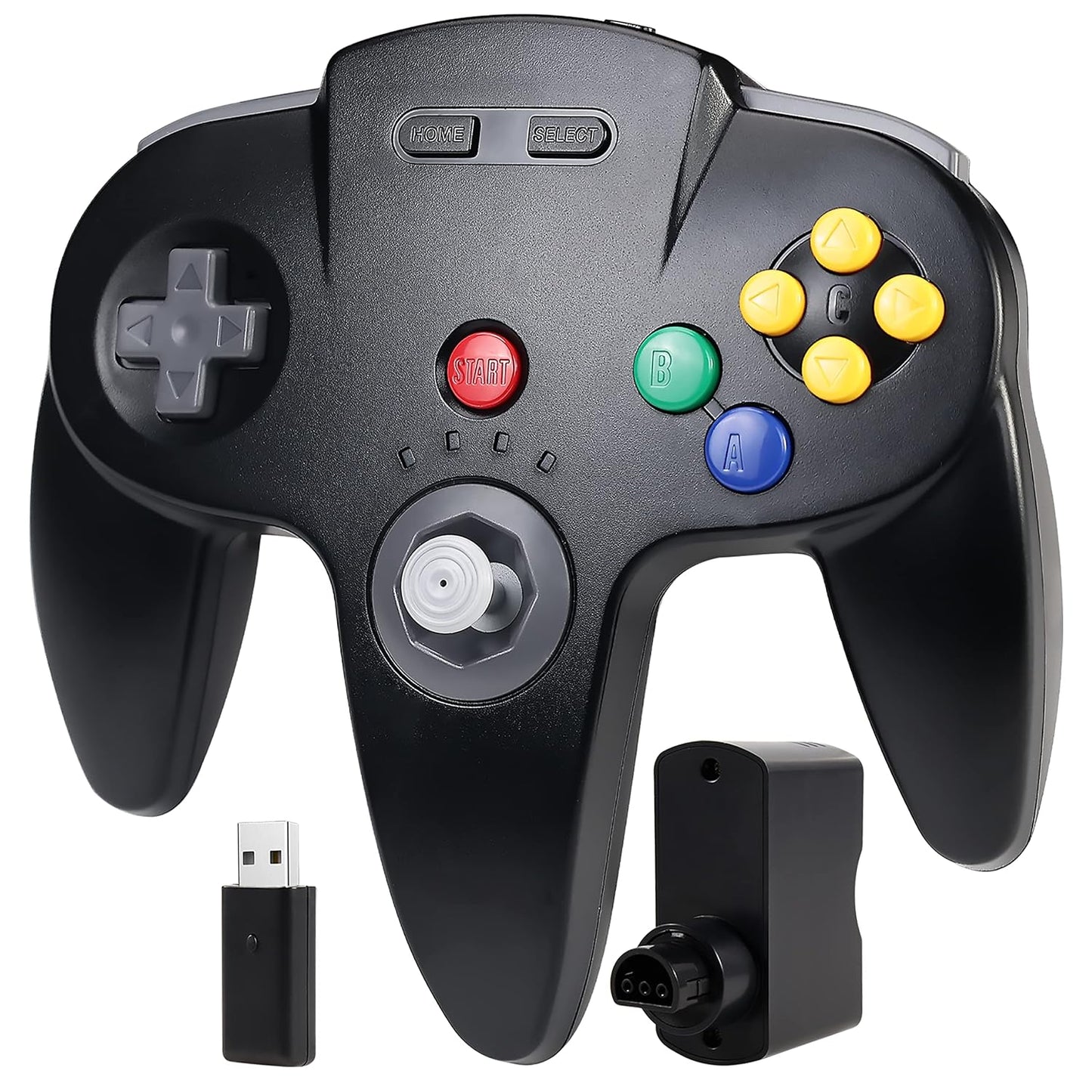 2.4 GHz Wireless N64 Controller for Switch Online Gaming Fun
