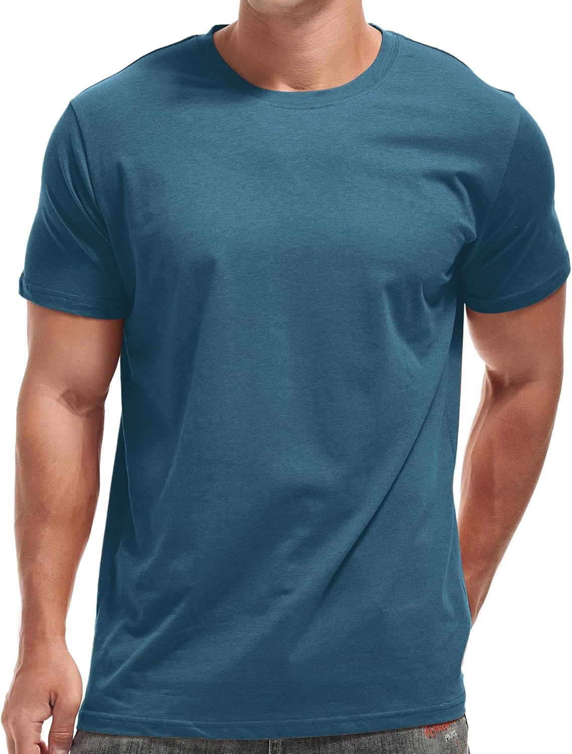 VEIISAR Crew Neck Tees Premium Men's T-Shirts for Comfort