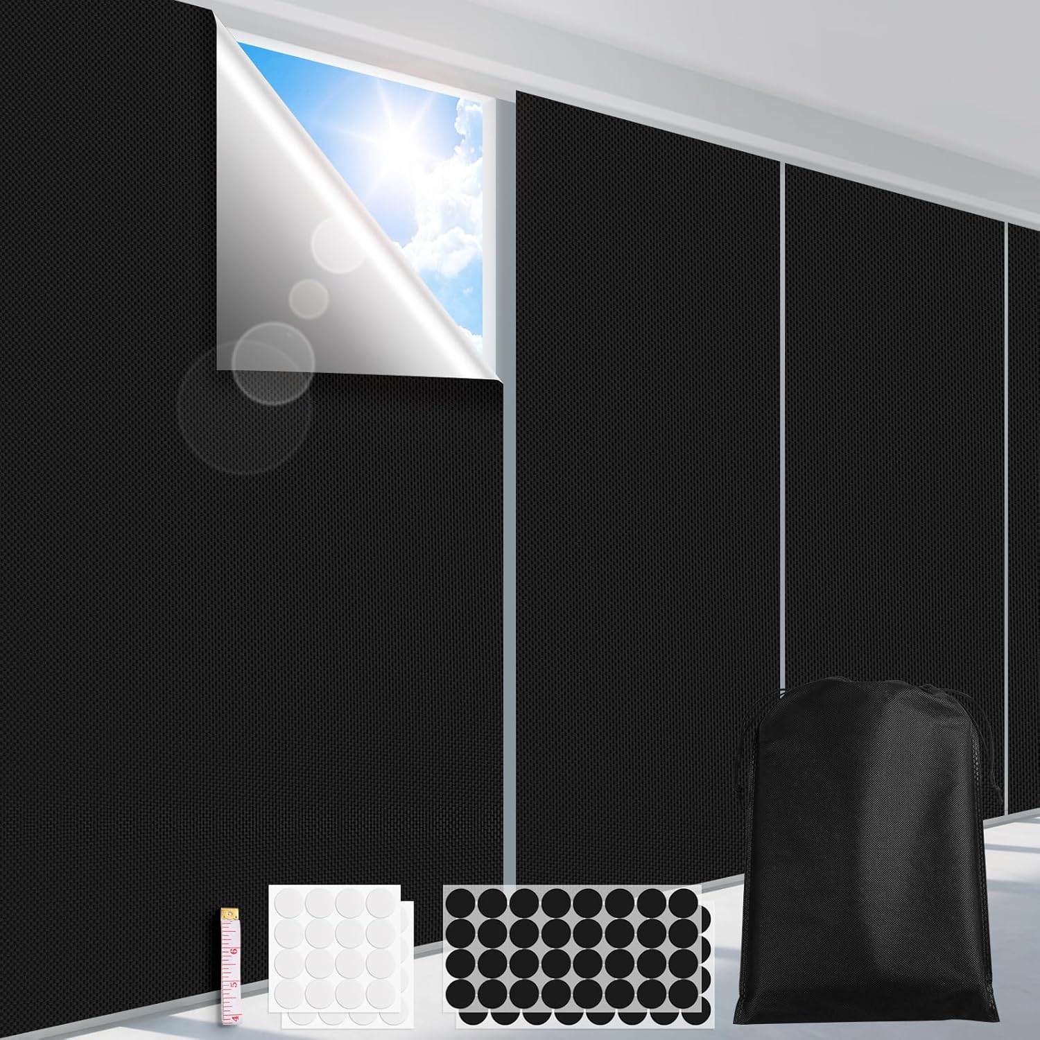 100% Blackout Curtains for Complete Sun Blockage and Privacy