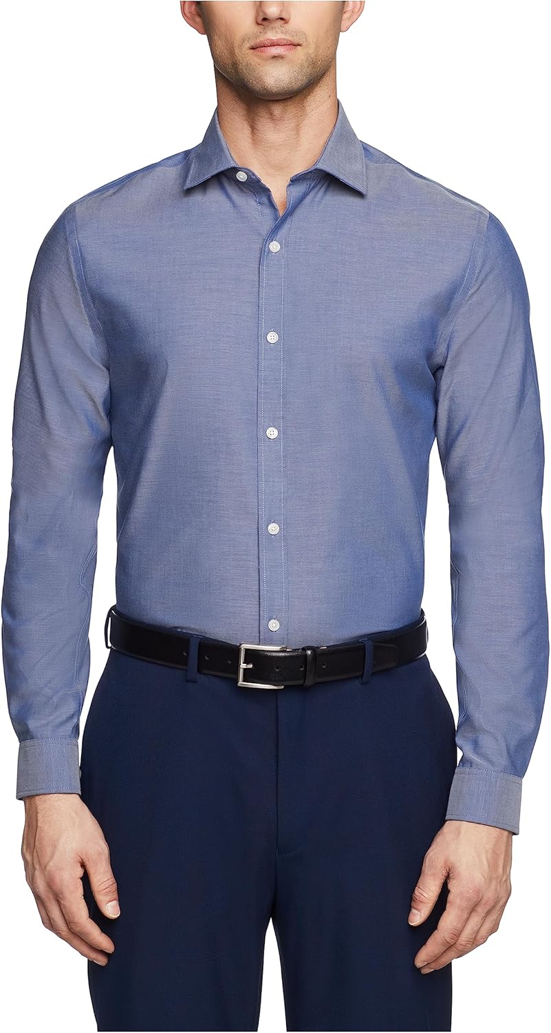 Tommy Hilfiger Men's Slim Fit Non Iron Solid Dress Shirt Review