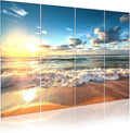 Evenreach Art Acoustic Panels 48in x 32in 8 Pack - Beach Wall Sound