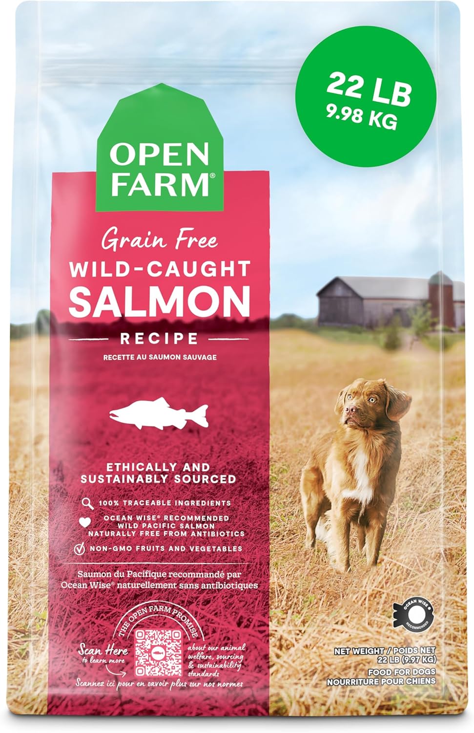 Open Farm Grain-Free Dry Dog Food with Wild-Caught Salmon Recipe