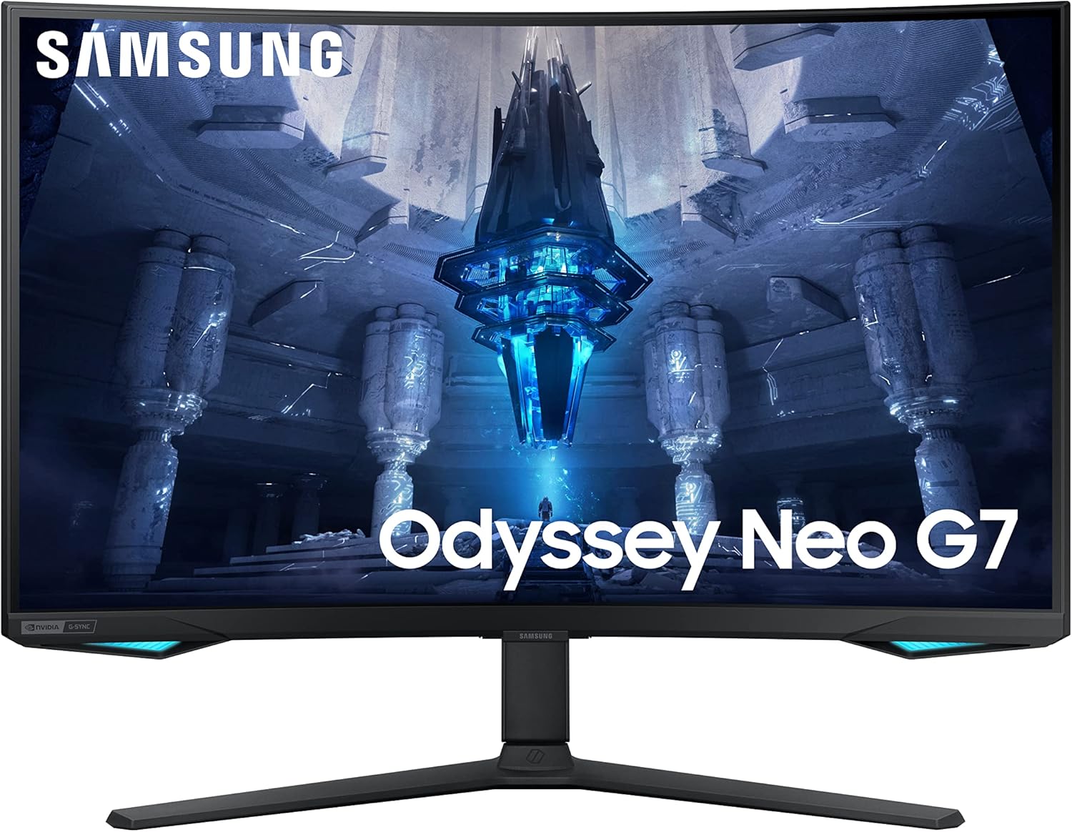 SAMSUNG 32 Neo G7 4K Curved Monitor, 165Hz Gaming