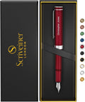 Matt Red EDC Fountain Pen (Medium) - Personalized Engraved Gift