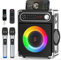JYX Karaoke Machine with Two Wireless Microphones - Portable Party