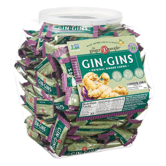 Chewy Ginger Candy Bulk Pack | Individually Wrapped Treats