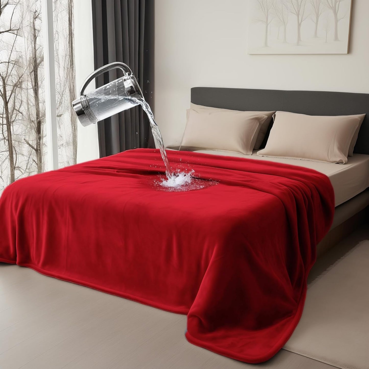 Waterproof Blanket for Bed, Couch & Pets by Bedding Aid