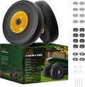 4.10/3.50-4 Tire and Wheel Flat Free 10-in Solid Replacement - No