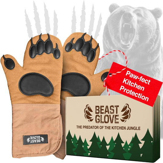 Disc Living Bear Paw Oven Mitts Set