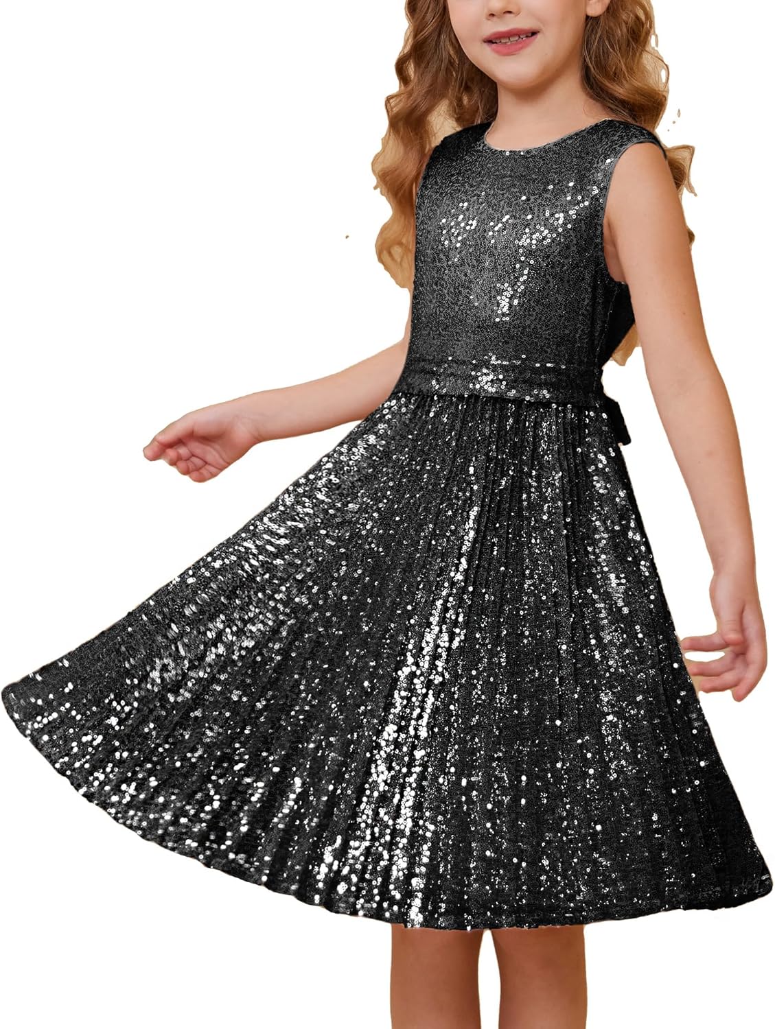 Girls Sequin Dress for Prom Party by GRACE KARIN - Size 5-12
