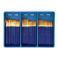 Royal Brush Gold Taklon Paint Brush Super Value Pack, 120 Brushes