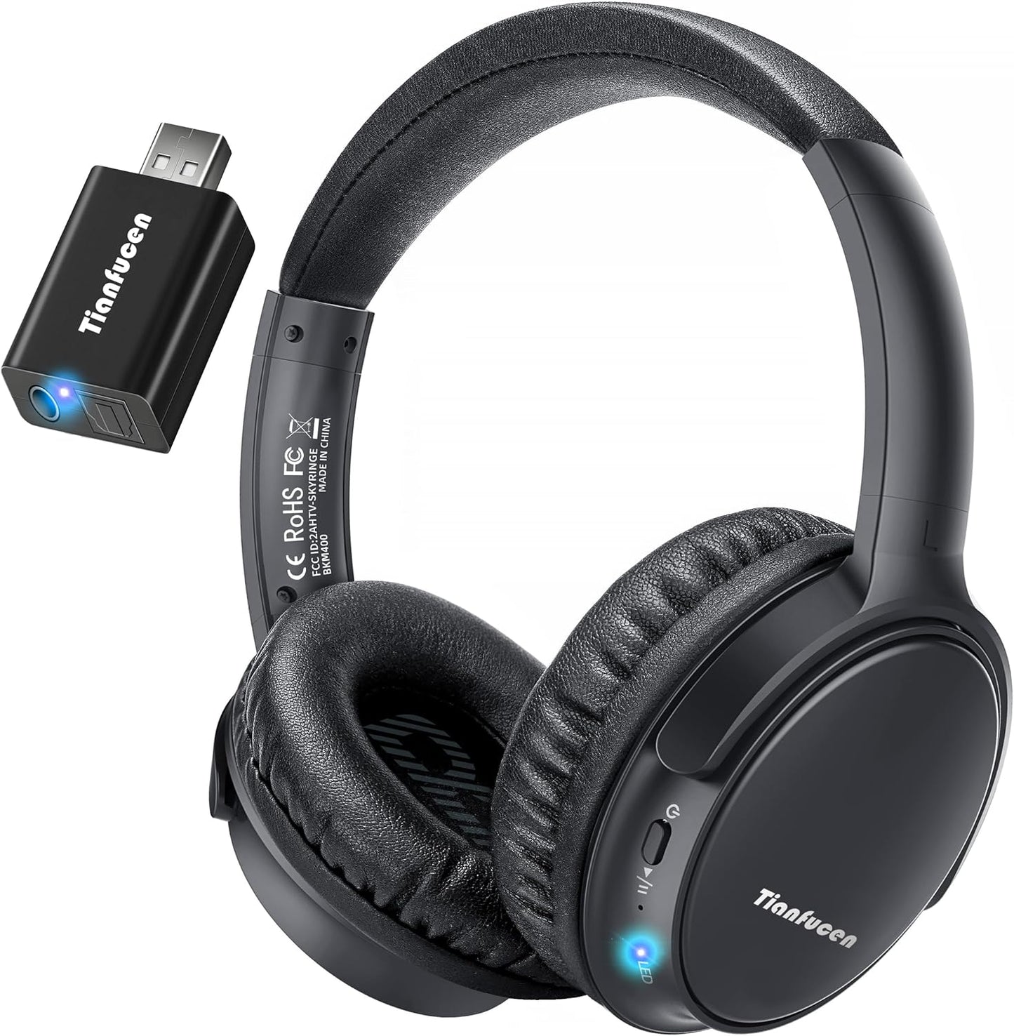 Wireless Headphones for TV Watching with 40hrs Battery Life