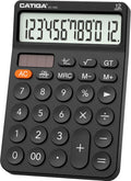 12-Digit Desktop Calculator with Large LCD Display - Purple