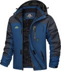 Men's Water Resistant Ski Snow Jacket - Warm Fleece Parka