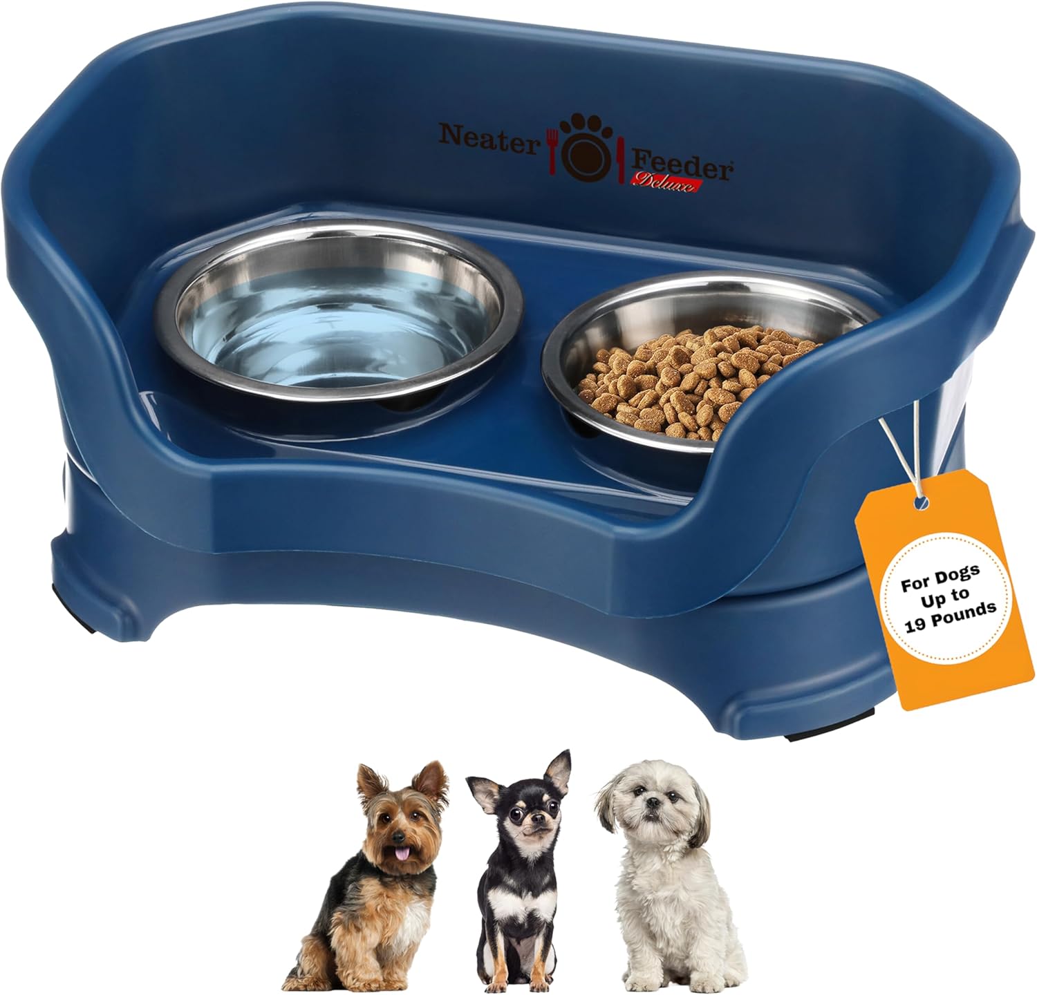 Neater Feeder Deluxe Mess Proof Dog Bowls for Small Dogs
