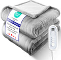 Electric Heated Blanket Full, UltraCozy Flannel & Sherpa