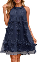 Simplee Women Halter Homecoming Dress for Summer Weddings