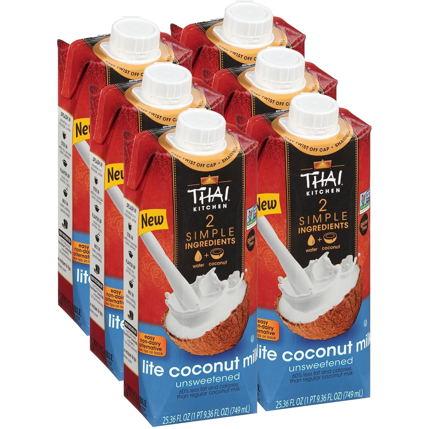 Unsweetened Lite Coconut Milk - Dairy Free and Gluten Free 25.36 fl oz