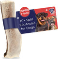 Split Elk Antlers for Dogs - Jumbo 8in Chew for Aggressive Chewers