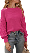 Women's Chunky Pullover Sweater - Slouchy Long Sleeve Tunic
