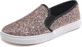 Women's Slip-On Glitter Loafers - Casual Comfortable Flats