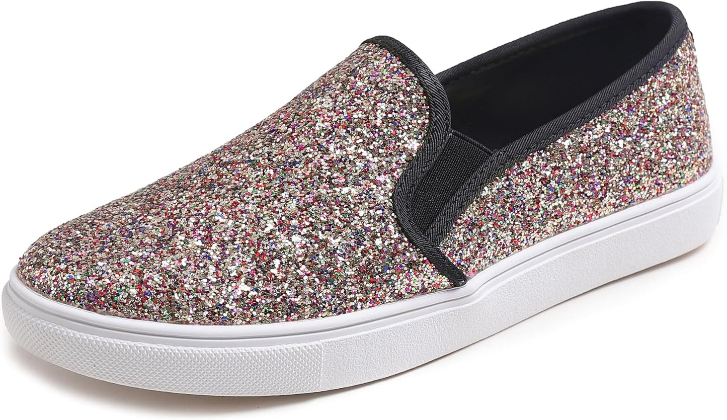 FEVERSOLE Women's Fashion Slip-On Sneakers for Casual Style