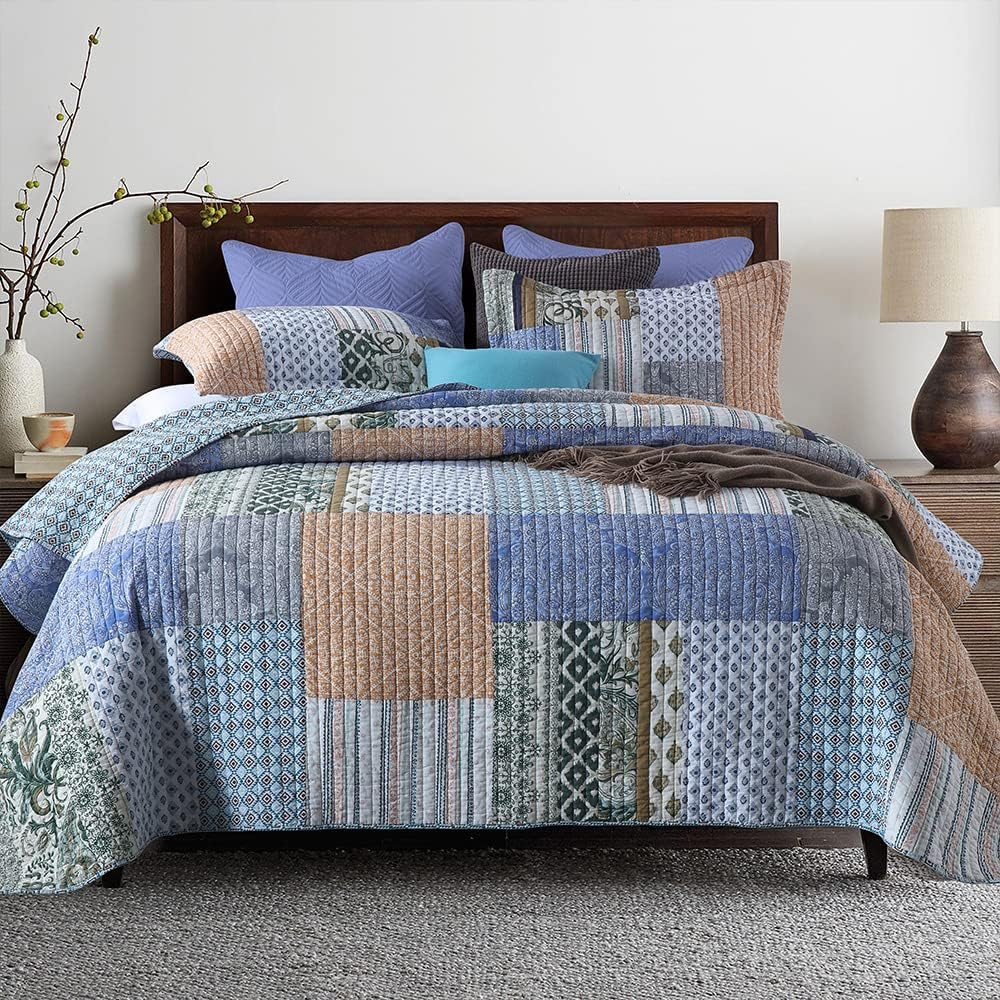 Autumn Dream Cotton Bedspread Quilt Sets for Cozy Bedrooms