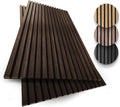 Acoustic Wood Slat Wall Panels 2-Pack - High Density Sound Control