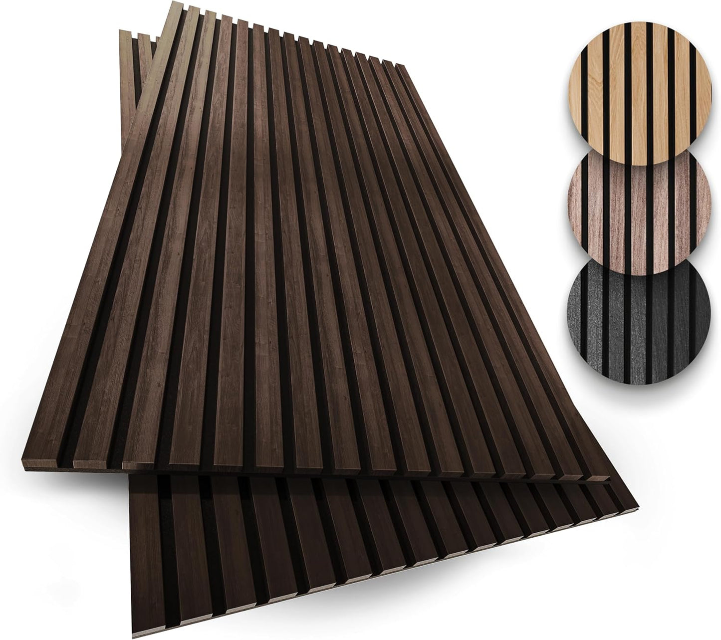 Acoustic Wood Slat Wall Panels for Soundproof Interior Decor