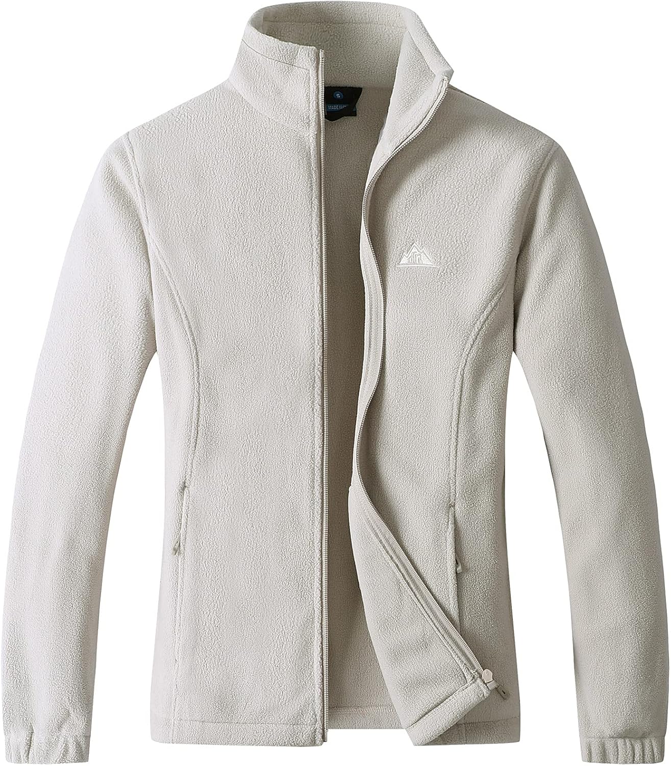 GIMECEN Women's Lightweight Full Zip Soft Polar Fleece Jacket