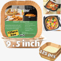 125PCS XL Air Fryer Liners - Less Mess, More Flavor!