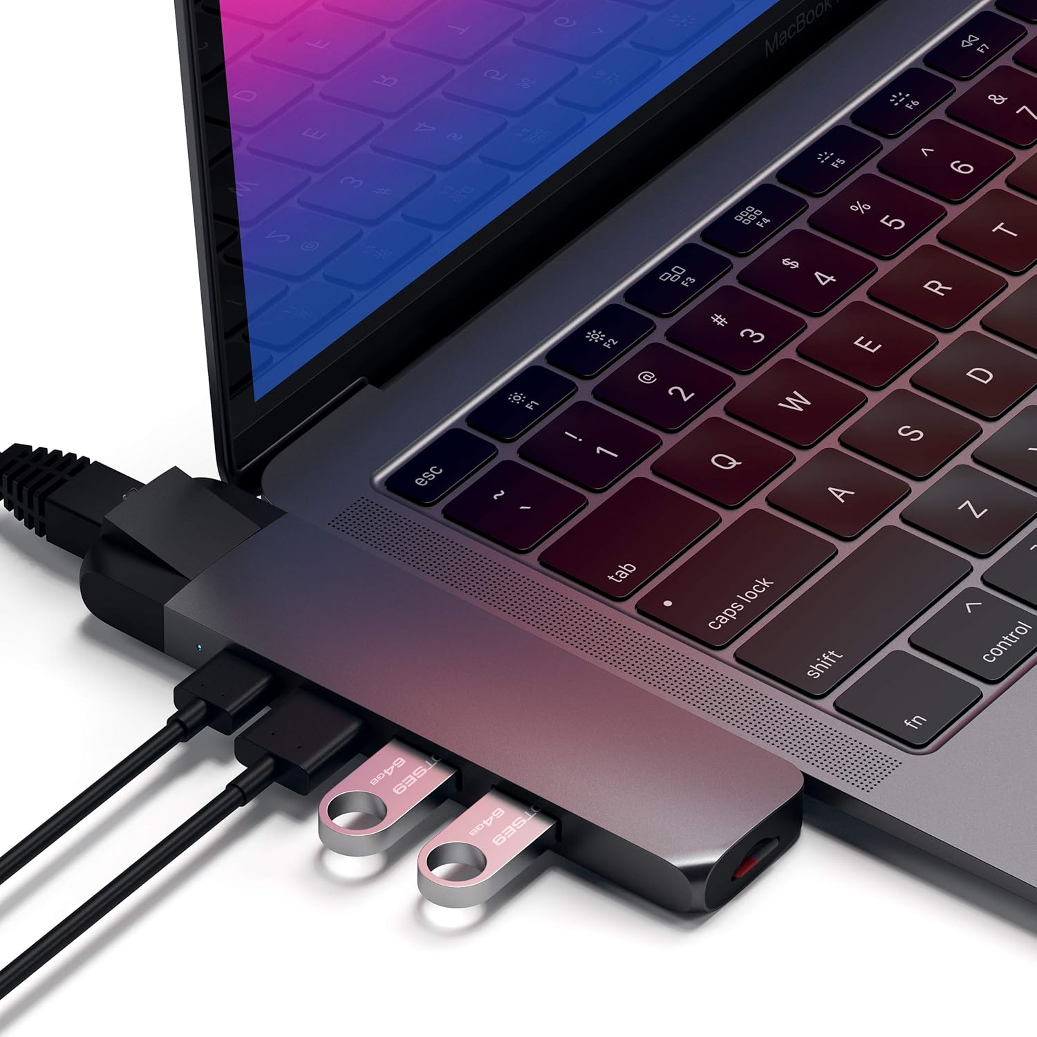 Satechi Type-C Pro Hub Adapter with Gigabit Ethernet and 4K HDMI