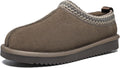Women's Fuzzy Slippers Genuine Suede Mini Boots - Cozy Winter Mule