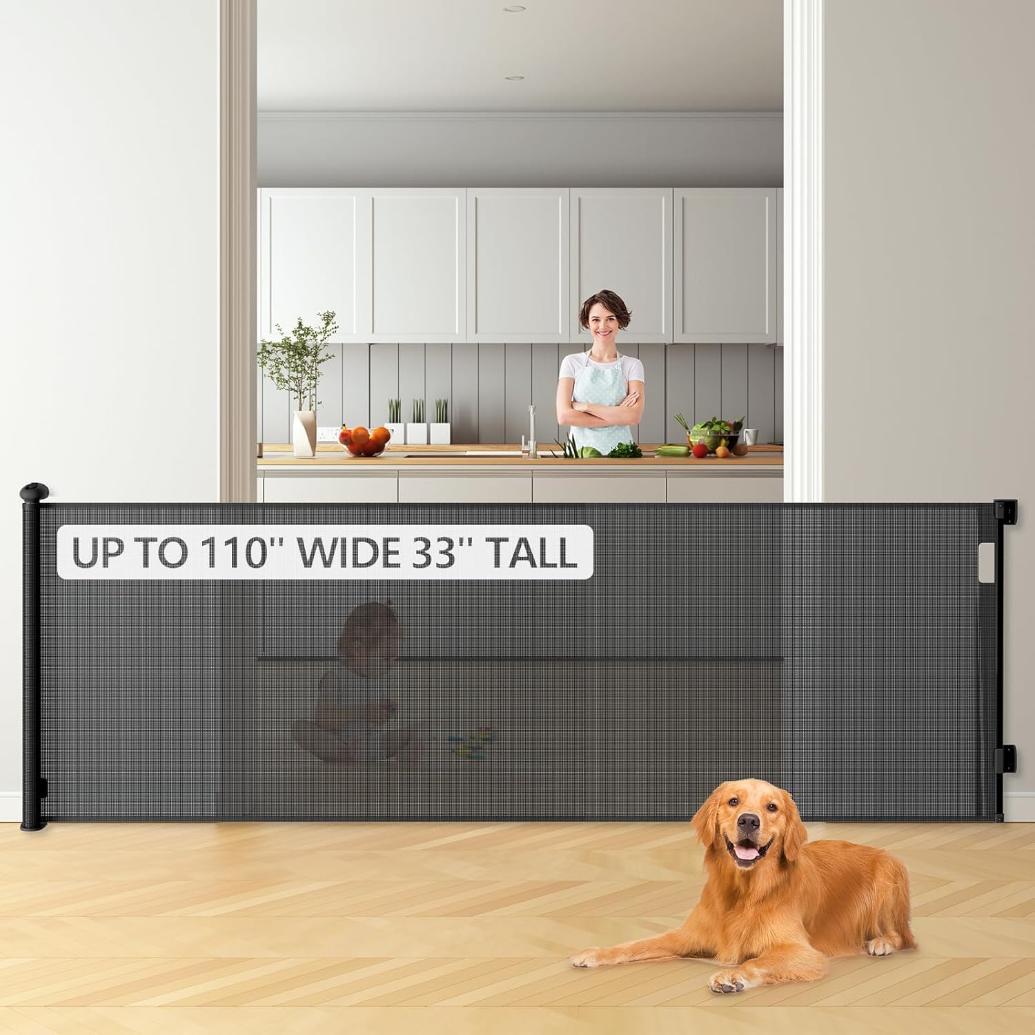 Secure Spaces with Bulubaky Tall Retractable Gate!